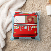 Aangepaste foto kleine brandweerpilaar kussen (Deken)