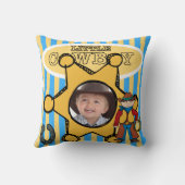 Aangepaste foto kleine cowboy Pillow Kussen (Achterkant)