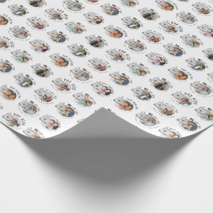 Aangepaste foto kleinzoon verjaardag cadeaupapier