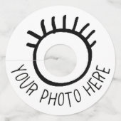 Aangepaste foto KRAFT WINE GLASS LABELS Blanco Sja (Voorkant)