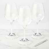 Aangepaste foto KRAFT WINE GLASS LABELS Blanco Sja (Set)
