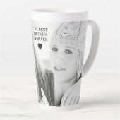 Aangepaste foto Latte Mok (Rechterhoek)