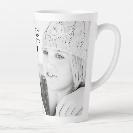 Aangepaste foto Latte Mok (Rechts)