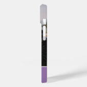 Aangepaste foto Lavender Paarse kalligrafie Case-Mate iPhone Case (Achterkant / Links)