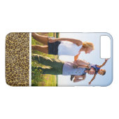 Aangepaste foto-leopard Fur Case-Mate iPhone Case (Achterkant (Horizontaal))
