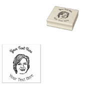 Aangepaste foto leraar 	rubberstempel (Gestempeld)