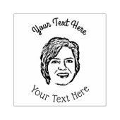 Aangepaste foto leraar 	rubberstempel (Afrduk)