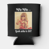 Aangepaste foto Leuk Cool 50th Verjaardag Blikjeskoeler (Voorkant)