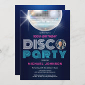 Aangepaste foto Leuke Disco Party Retro 100e Verja Kaart (Voorkant / Achterkant)