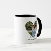 Aangepaste foto-Lijst Moderne kalligrafie Mok (Voorkant rechts)