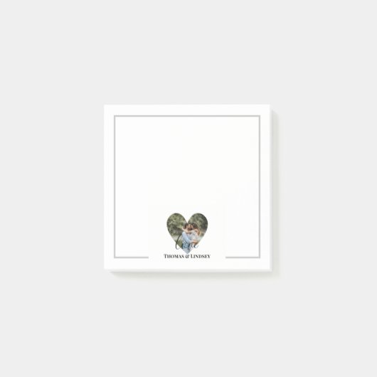 Aangepaste foto-Lijst Moderne kalligrafie Post-it® Notes (Voorkant)