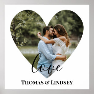 Aangepaste foto-Lijst Moderne kalligrafie Poster