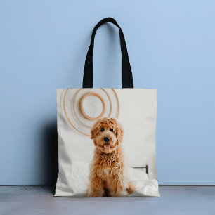 Aangepaste foto logo dagelijkse carry cadeau draagtas