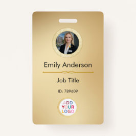 Aangepaste Foto Logo ID Badge voor Zakelijke Medew