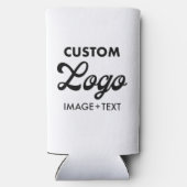 Aangepaste foto, Logo, tekst Seltzer Koelbox Sleev (Achterkant)