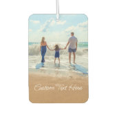 Aangepaste foto luchtverfrisser Uw foto's en tekst (Voorkant)