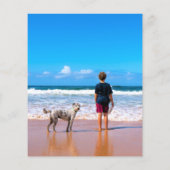 Aangepaste foto maak je eigen ontwerp - Ik hou van Flyer (Achterkant)