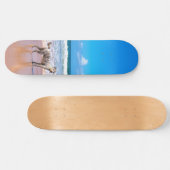 Aangepaste foto maak je eigen ontwerp - Ik hou van Skateboard (Horizontaal)