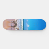 Aangepaste foto maak je eigen ontwerp - Ik hou van Skateboard (Horizontaal)