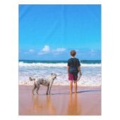 Aangepaste foto maak je eigen ontwerp - Ik hou van Tafelkleed (Voorkant)