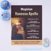 Aangepaste foto, Magicisch Adverteren Flyer (Enkel)