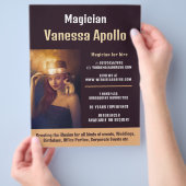 Aangepaste foto, Magicisch Adverteren Flyer (Hand)