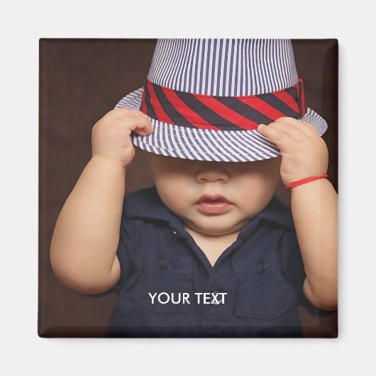 Aangepaste foto magneet (Voorkant)