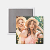 Aangepaste foto magneet (Voorkant / Achterkant)