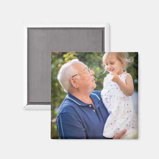 Aangepaste foto magneet (Voorkant / Achterkant)