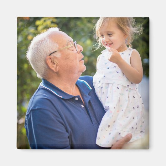 Aangepaste foto magneet (Voorkant)