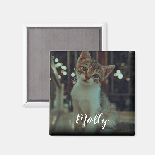 Aangepaste foto magneet (Voorkant / Achterkant)