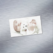 Aangepaste foto magnetisch visitekaartje (Voorbeeld)