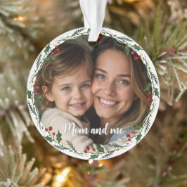 Aangepaste foto | Mama en ik cadeau | Geheugen Ker Ornament