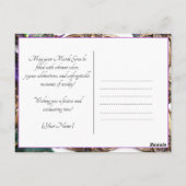 Aangepaste foto Mardi herinneringen Briefkaart (Achterkant)