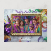 Aangepaste foto Mardi herinneringen Briefkaart (Voorkant)