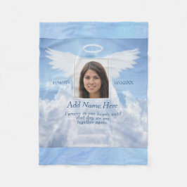 Aangepaste foto-memorial Blanket Fleece Deken