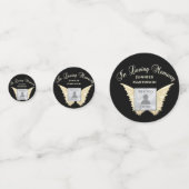 Aangepaste foto-Memorial in Loving Memory Confetti (Achterkanten)