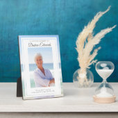 Aangepaste foto-Memorial in Loving Memory Fotoplaat (Zijkant)