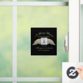 Aangepaste foto-Memorial in Loving Memory Raamsticker (Huis)