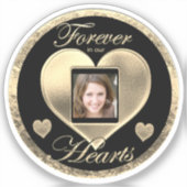 Aangepaste foto-Memorial in Loving Memory Sticker (Voorkant)
