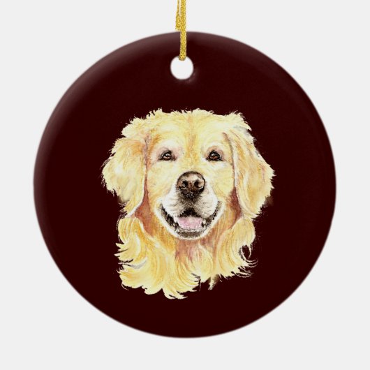 Aangepaste foto Memorial Keepomwille Pet Dog Keramisch Ornament (Achterkant)