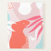 Aangepaste foto Memphis-patroon bruiloften maandel Planner (Achterkant)