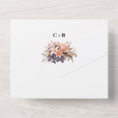 Aangepaste Foto Menu Keuze Repetitie Diner All In One Uitnodiging (Achterkant)