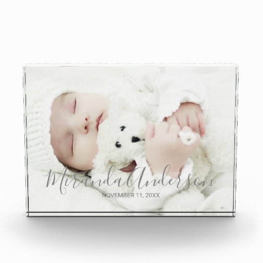 Aangepaste foto met aangepaste naam en tekst (Voorkant)