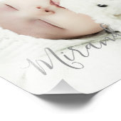 Aangepaste foto met aangepaste naam en tekst foto afdruk (Hoek)