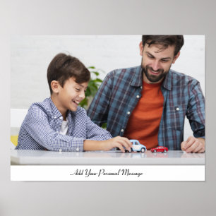 Aangepaste foto met aangepaste tekst poster