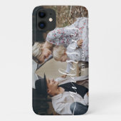 Aangepaste foto met familienaam en vastgesteld jaa Case-Mate iPhone case (Achterkant)