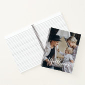 Aangepaste foto met familienaam en vastgesteld jaa notitieboek (Binnen)