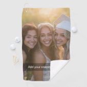 Aangepaste foto met je eigen magnetisch thema golfhanddoek (Insitu)