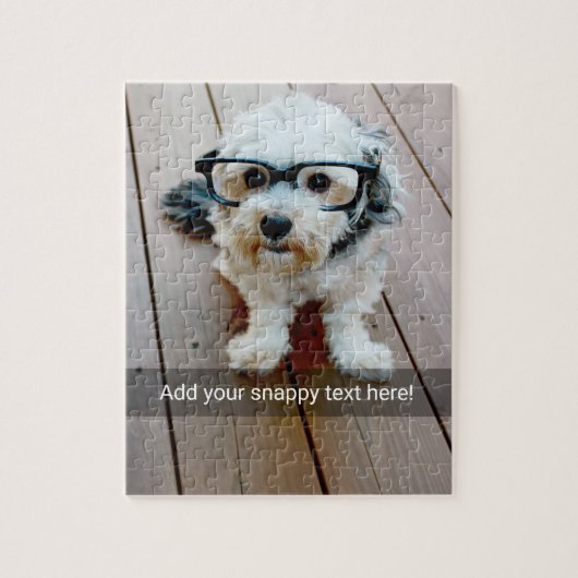 Aangepaste foto met je eigen magnetisch thema legpuzzel (Verticaal)